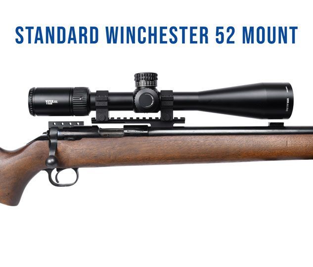 Winchester 52 Target (fits Kimber 82C, 82G, Rem 37) Picatinny Rail 20 MOA 