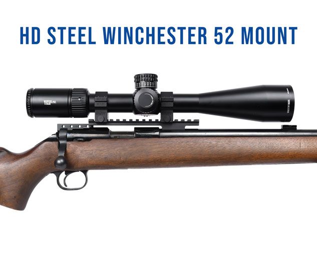 HD Steel Winchester 52 Target Picatinny Scope Mount 0 MOA