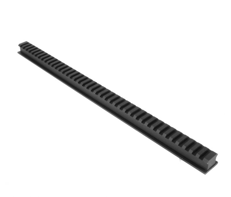 HD Picatinny Rail Blank 7075 Aluminum Black Anodize 16