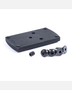 Ruger Security 9 red dot adapter plate for Vortex Viper and Vortex Venom with screws.